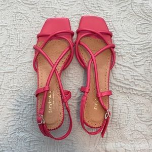 COPY - Pink size 8.5 Anthropologie heels never worn